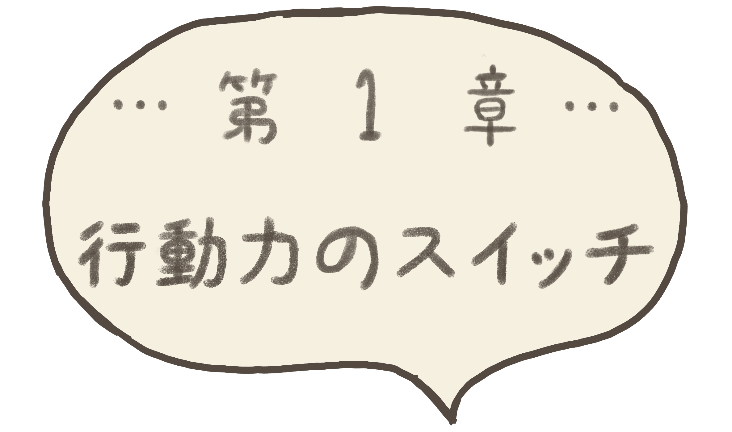 第１章の文字